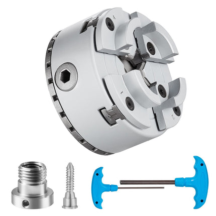 4-Jaw Self-Centering Lathe Chuck, 2.75 in, 1x8 TPI