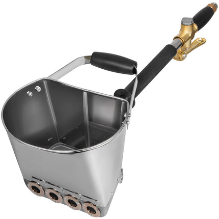 4 Jet Stucco Spray Gun, Alloy Hopper, Removable Handle