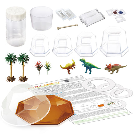 4M Diy Set Dino Crystal Terrarium