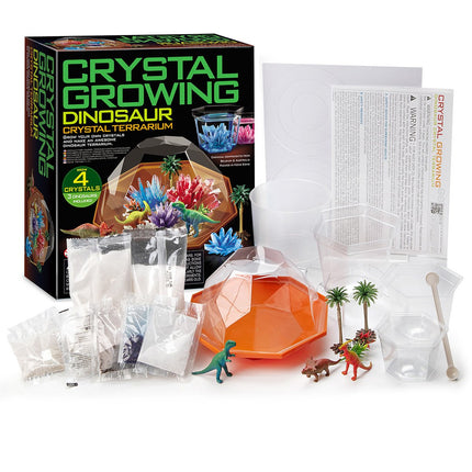 4M Diy Set Dino Crystal Terrarium