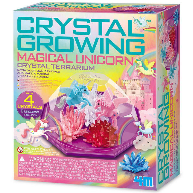 4M Diy Set Magical Unicorn Crystal Terrarium