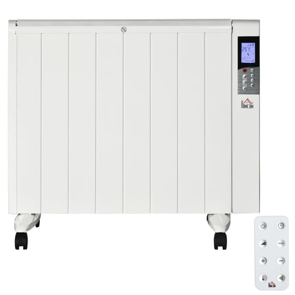 Electric heater 2000W – LCD, remote control, wheels, safe