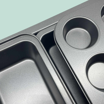 4-Piece Non-Stick Bakeware Set – Carbon Steel