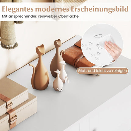 4-Tier Wooden Shoe Cabinet with Removable Shelves