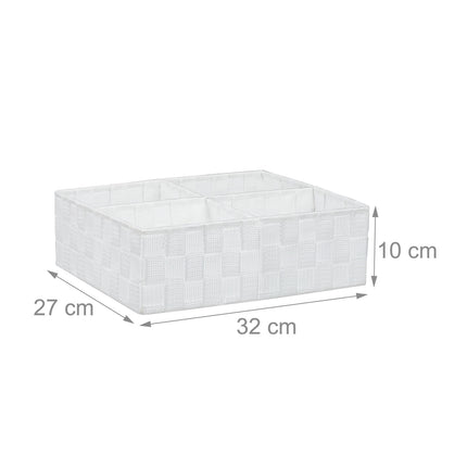 4-compartment storage box