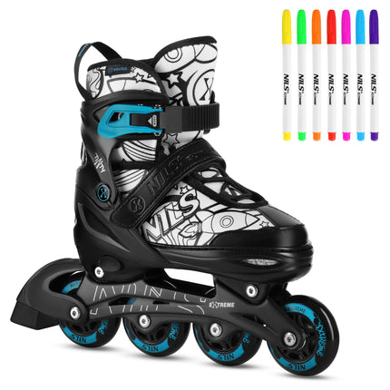 4-in-1 Adjustable Skates Set, Size M (35-38)