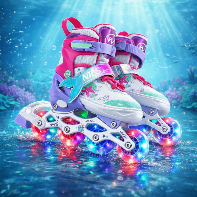 4-in-1 Inline & Ice Skate Set for Kids, Size S (31-34)