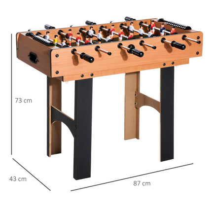 4-in-1 game table: football, hockey, tennis, billiards