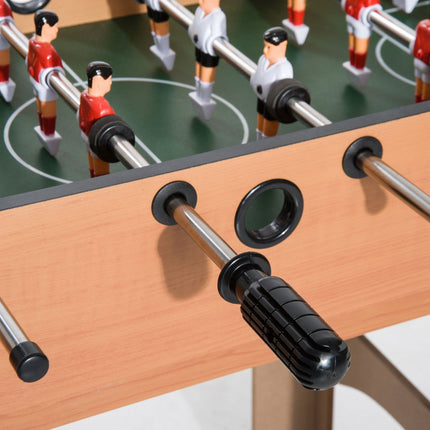4-in-1 game table: football, hockey, tennis, billiards