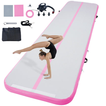 4m Inflatable Air Track Gymnastics Mat with Electric Pump