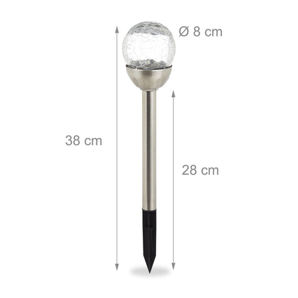 4-pack solar lamps