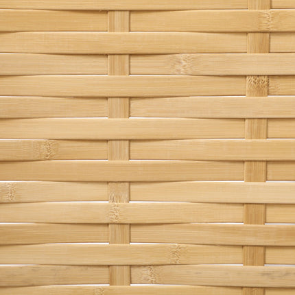 Foldable Bamboo Privacy Screen - Natural Room Divider 160x170 cm