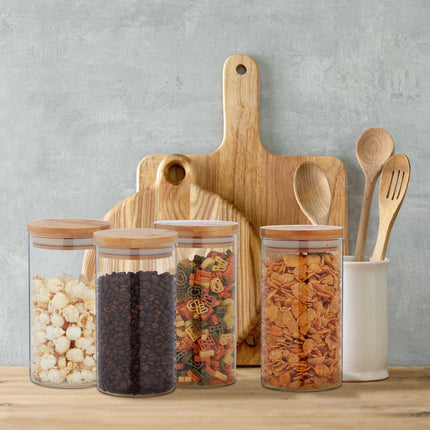 4 pcs. Storage jars 1000 ml