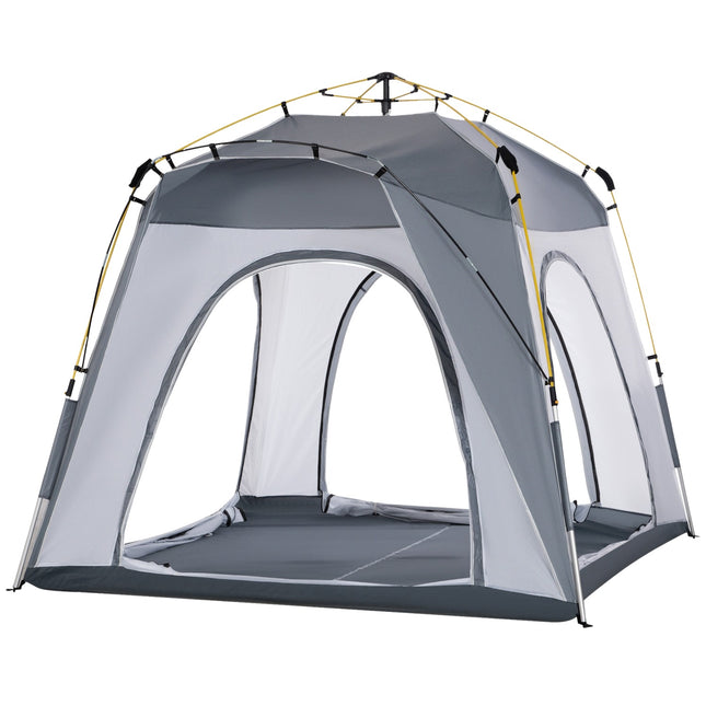 4-person dome tent, lightweight and waterproof for camping
