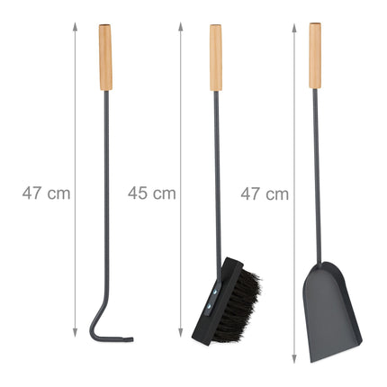 4-piece stove set with stand