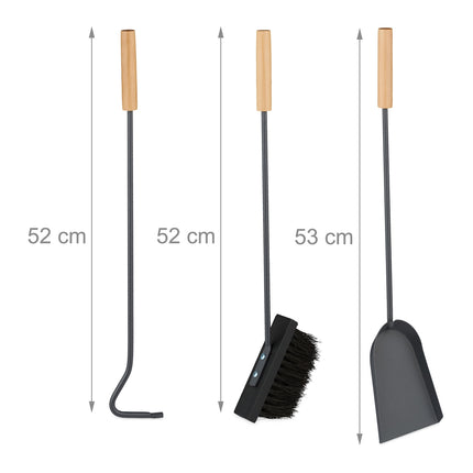 4-piece stove set with stand