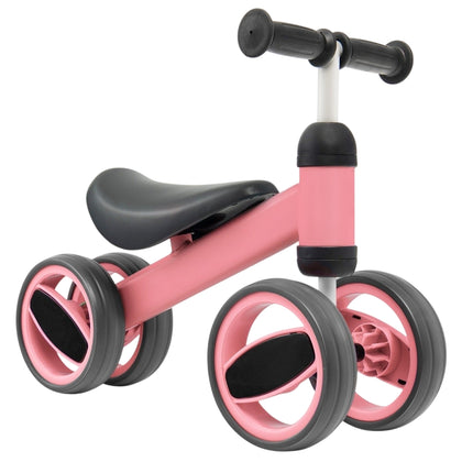 4 wheels children's balance bike without pedal for children from 1-2 years pink