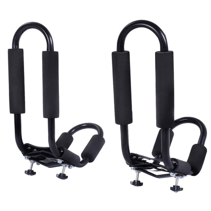 4 x kayak carrier boat holder universal for car roof racks including 4 all-purpose straps