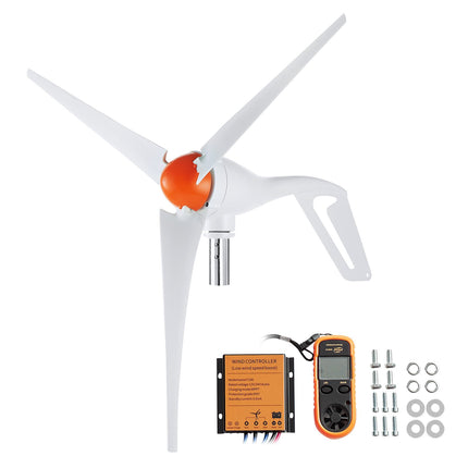 500W 12V Wind Turbine Generator Kit, 3-Blade, MPPT
