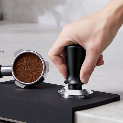 53mm Espresso Tamper – 30 lb Spring, Stainless Grip
