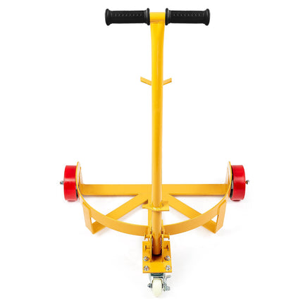 55 Gallon Drum Dolly, 1200 lb Capacity, 3-Wheel Steel
