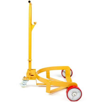 55 Gallon Drum Dolly, 1200 lb Capacity, 3-Wheel Steel