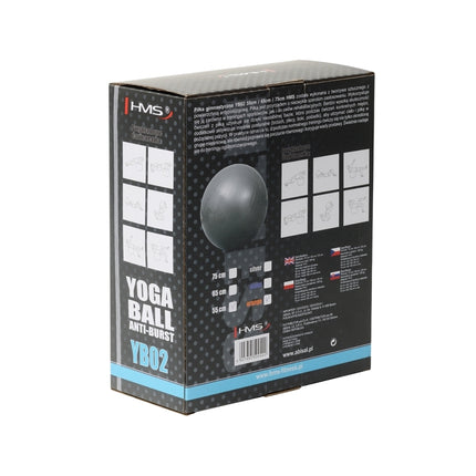 55cm Orange Gym Ball – Anti-Burst, Non-Slip Surface