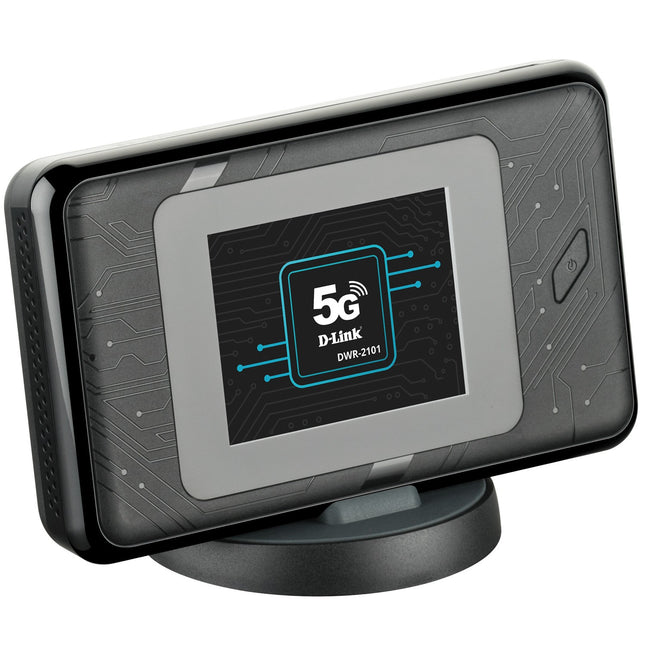 5G WiFi 6 Portable Router, AX1800, 1.6 Gbps, LCD Display