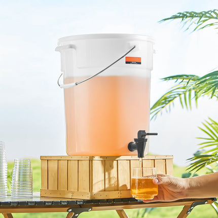 5 Gallon Beverage Dispenser, PP Plastic Spigot Lid