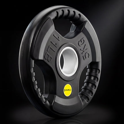 5 Kg Olympic Tri-Grip Rubber Weight Plate