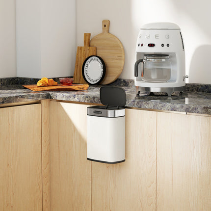 5L Stainless Steel Trash Can, Freestanding or Hanging