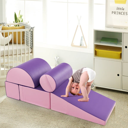 5 PCS. Foam building blocks, giant building blocks for running around and climbing, large building blocks, purple