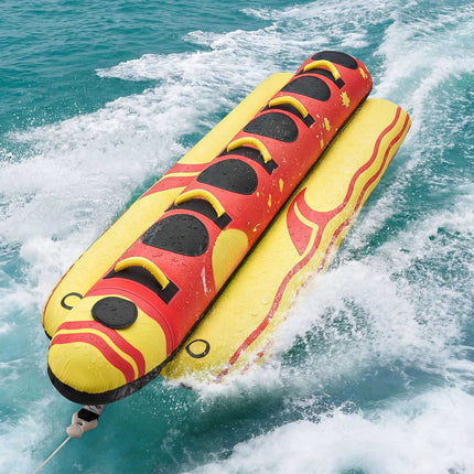 5-Person Towable Tube, 850 lb Capacity, Nylon Cover