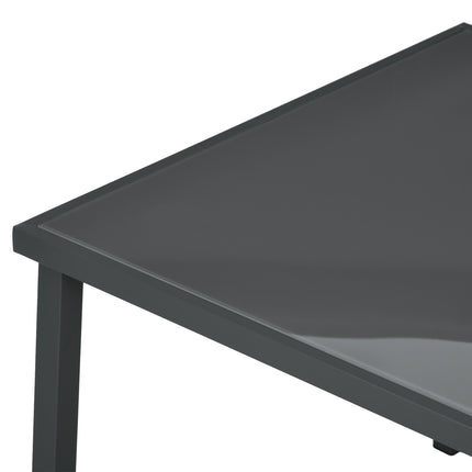 Outdoor garden furniture set - table and 4 folding chairs