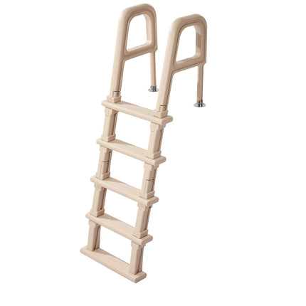 5-Step Pool Ladder, Dual Handrails, 300 lb, 48-54 in