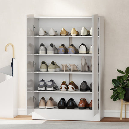 5-Tier Shoe Cabinet, Adjustable Shelves, Holds 20 Pairs