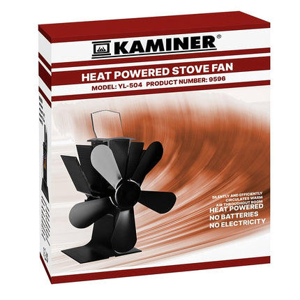 5-blade fireplace fan