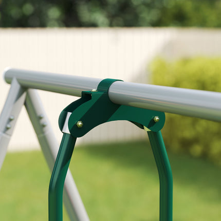 5-in-1 Outdoor Playset with Slide & Swings for Kids