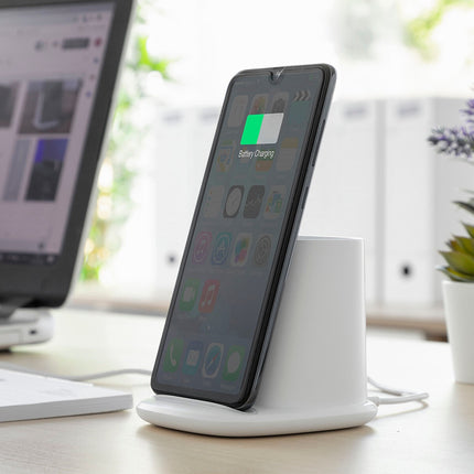 5-in-1 Wireless Charger with Organiser-Stand and USB LED Lamp DesKing InnovaGoods