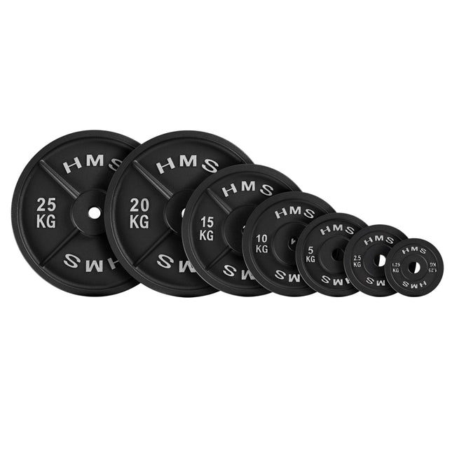5 kg Cast Iron Weight Plate, 31 mm Hole, Black