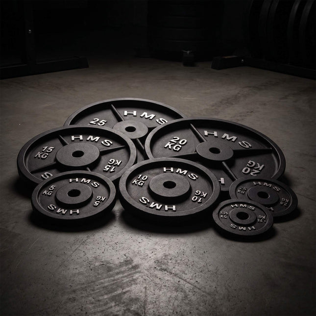 5 kg Cast Iron Weight Plate, 31 mm Hole, Black