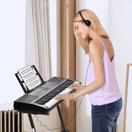 61-Key Digital Keyboard Piano – 200 Tones, 200 Rhythms, Dual Speakers
