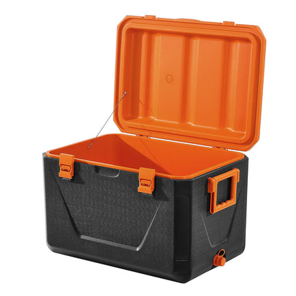 63 Qt Hard Cooler – 48-Hour Ice, Handles, Cup Holders