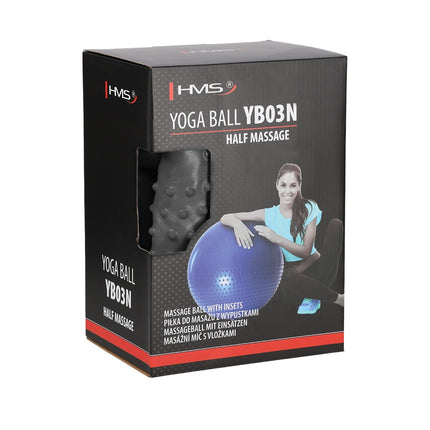 65cm Gray Gym Ball – Anti-Burst, Non-Slip