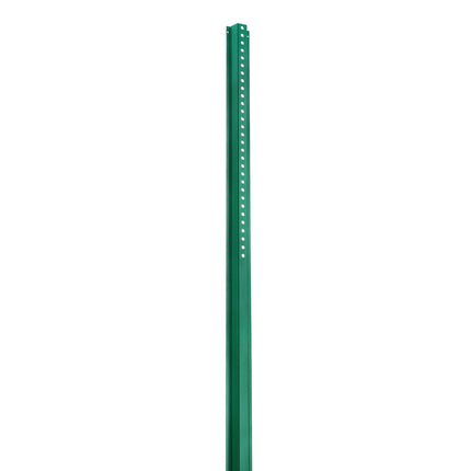 6 Ft U-Channel Sign Posts, 4-Pack Galvanized Steel, Green