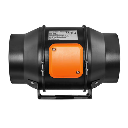 6-Inch Inline Duct Fan 402 CFM, Temp Humidity Controller
