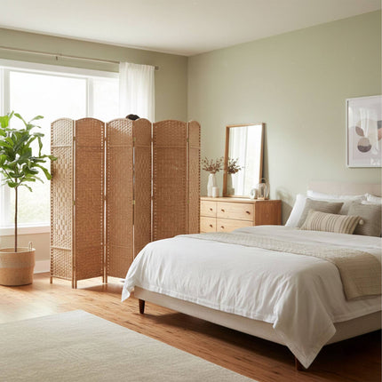 6-Panel Room Divider Folding Screen