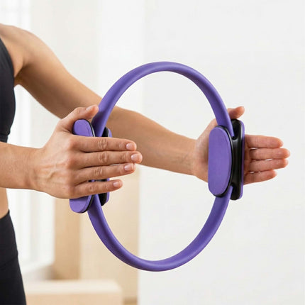 6-Piece Pilates Set: Ring, Ball, Bands – Various Colors