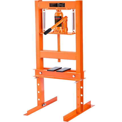 6-Ton Hydraulic Shop Press, H-Frame, Press Plates