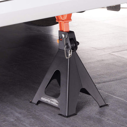 6-Ton Jack Stands, Double Locking, Adjustable, 1 Pair